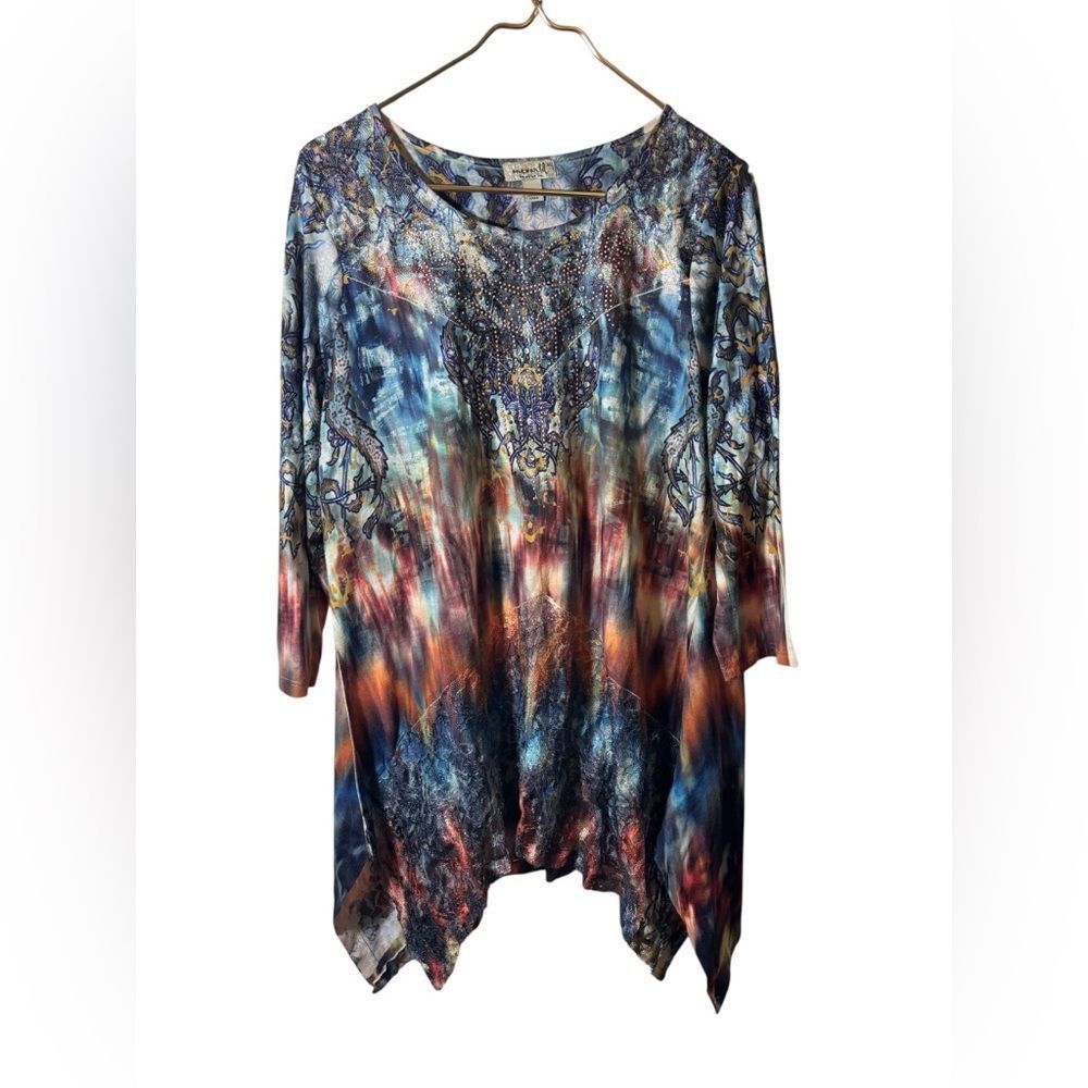ONE WORLD | XL top shirt blouse